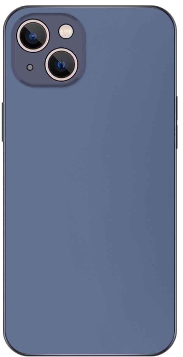 Voor iPhone 14 Plus Electroplating AG mat telefoonhoes (donkerpaars)