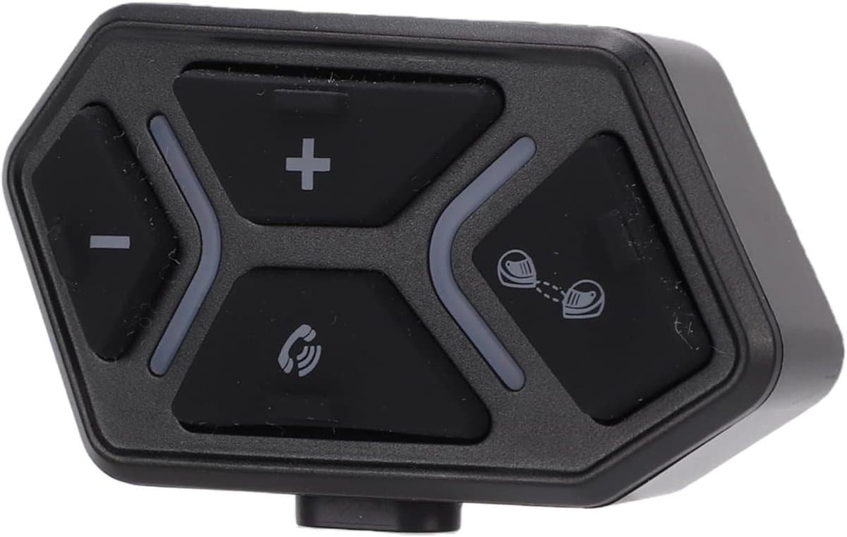 Motor Bluetooth Headset - Motorfiets Communicatie - Motorrijden Communicatie - DSP Ruisonderdrukking - 20 Uur Batterij - Zwart