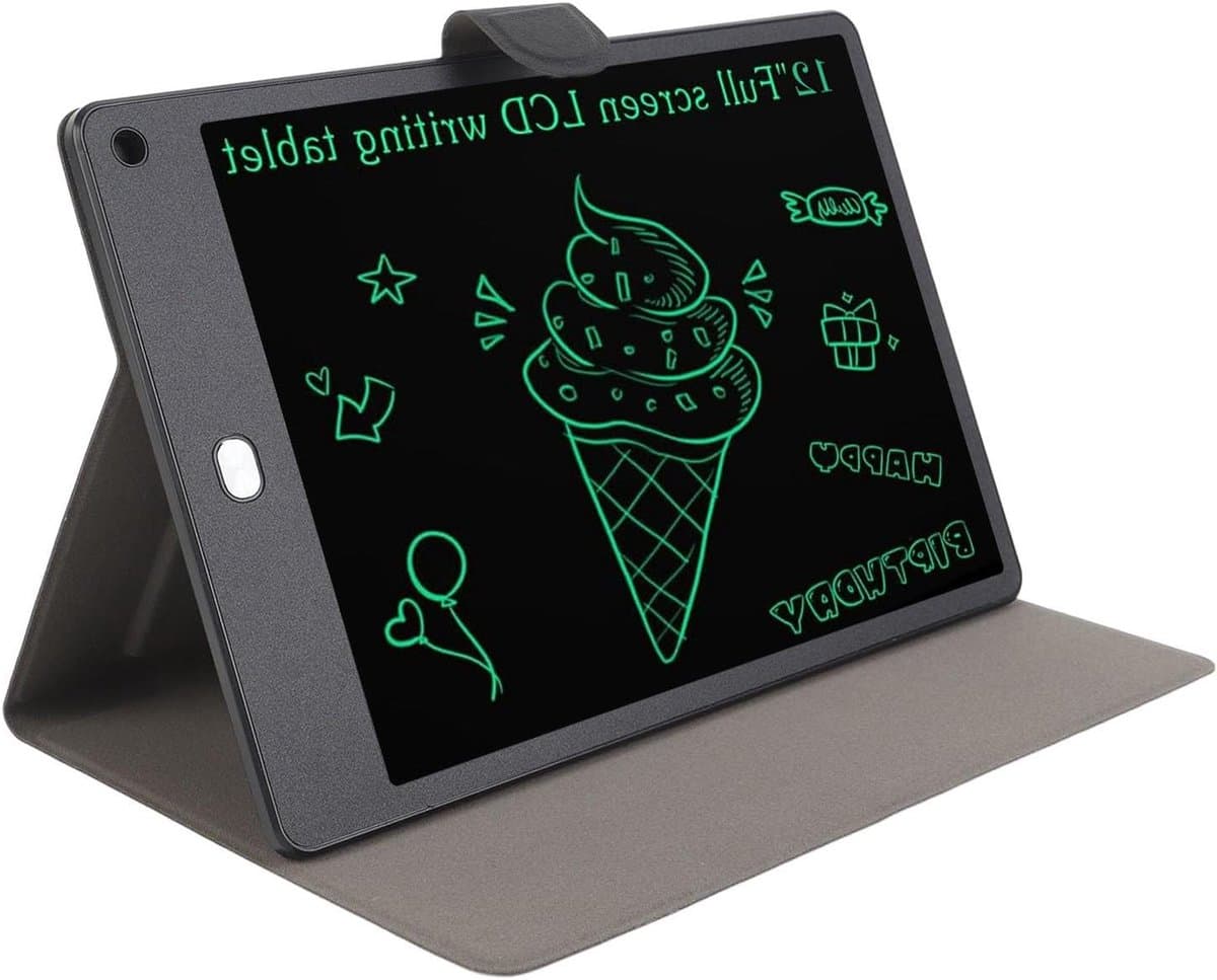 Schrijftablet LCD - Digitaal Notitieblok - Notities Maken - Oogvriendelijk Scherm - 12 inch - Zwart