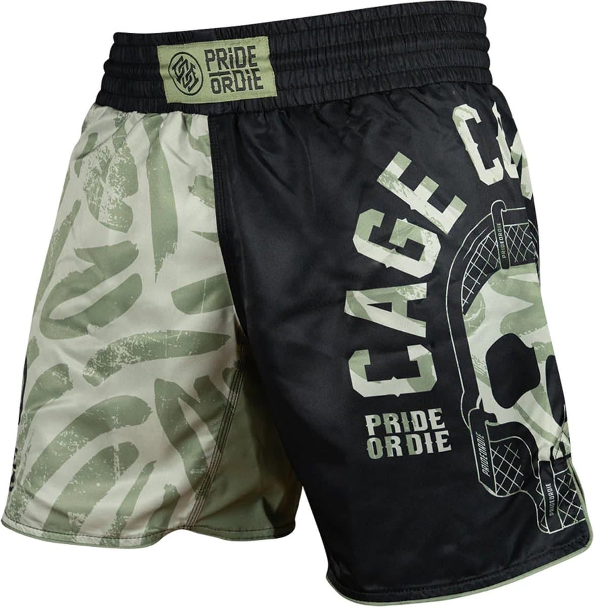 PRIDE or DieE MMA Fightshorts CAGE CONTROL Zwart - XXL - Jeans Maat 38