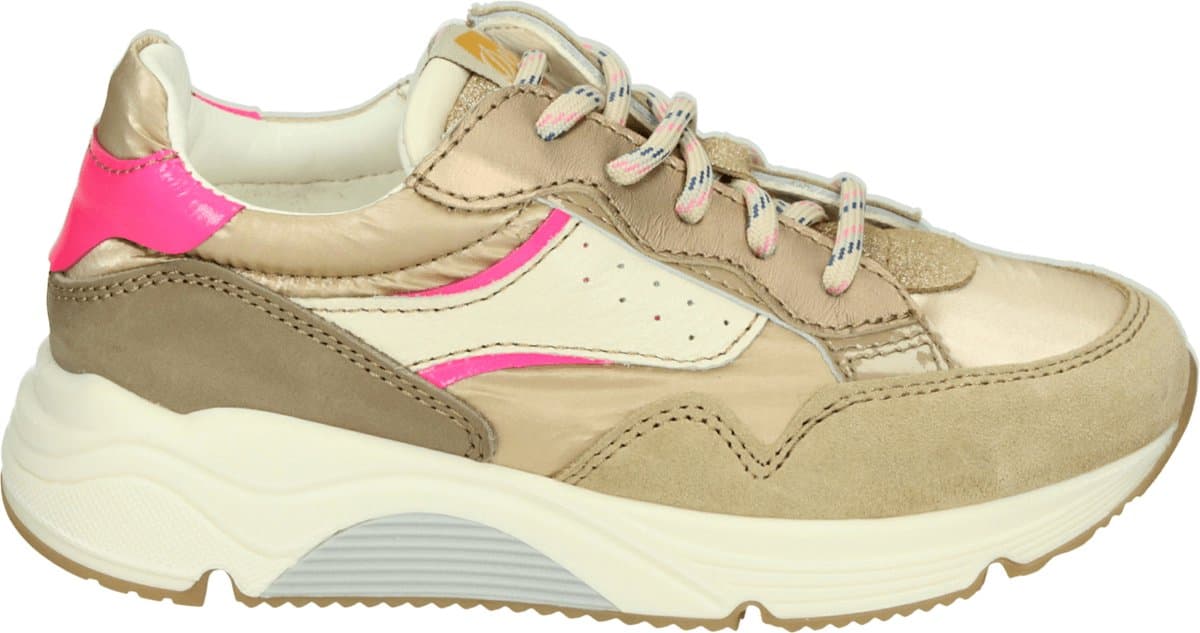 Ocra - D365 - Lage schoenenMeisjesKindersneakers - Kleur: Wit/beige - Maat: 29