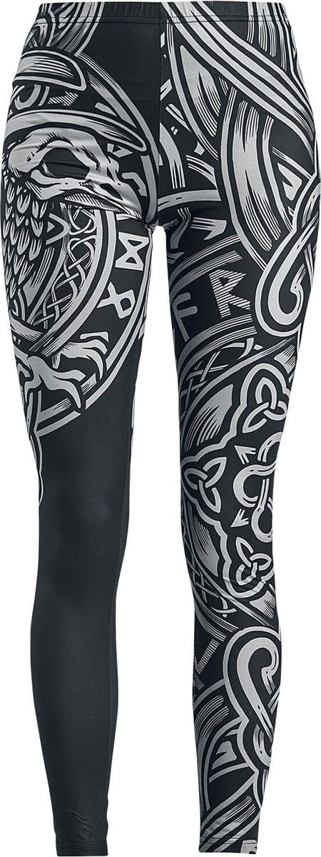 Black Premium by EMP Zwarte legging met keltische print - Dames - M