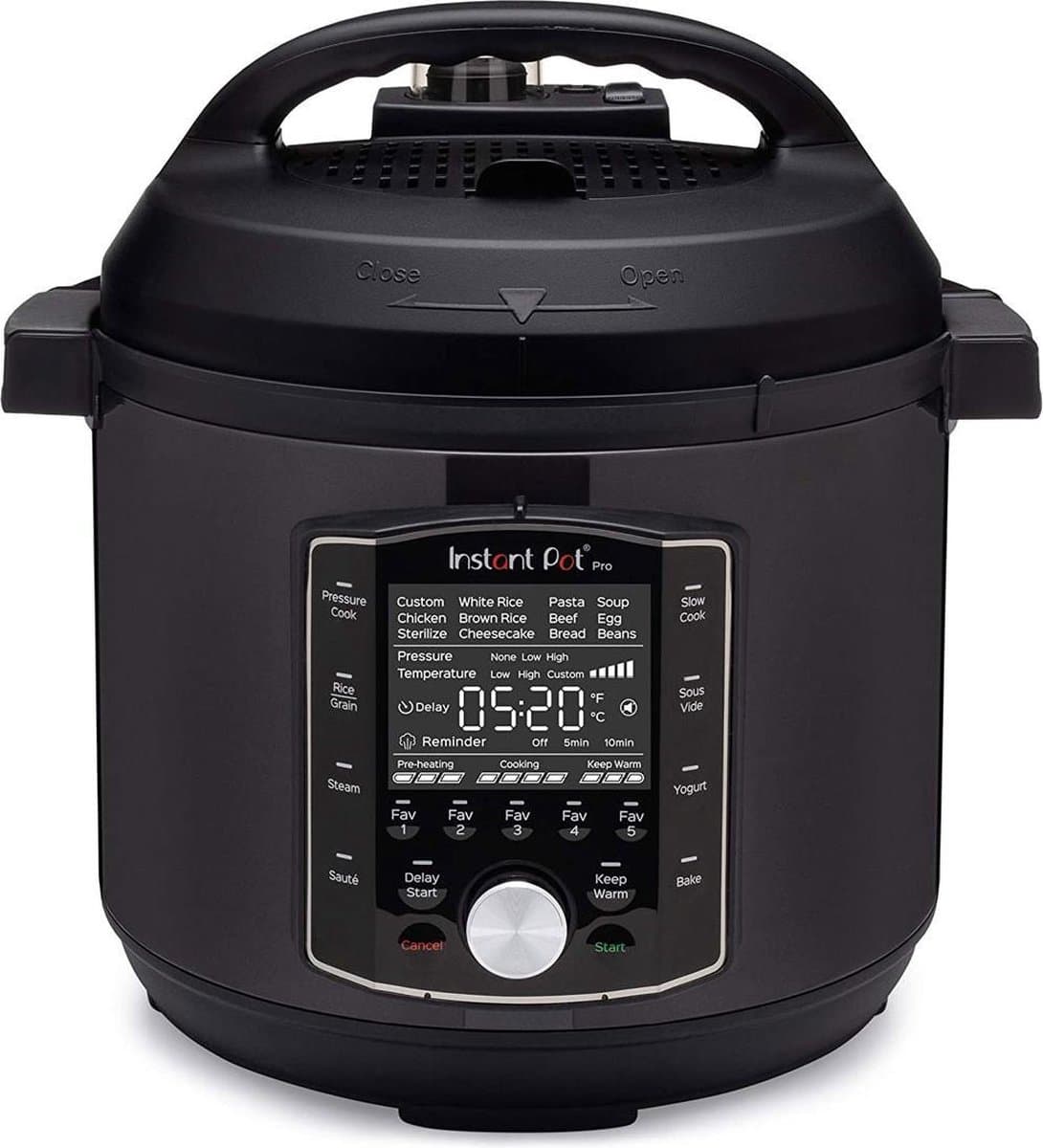 Instant Pot Pro 5,7L multicooker 10-in-1 - snelkookpan - pressure cooker - rijstkoker - slowcooker - stomer - sous-vide