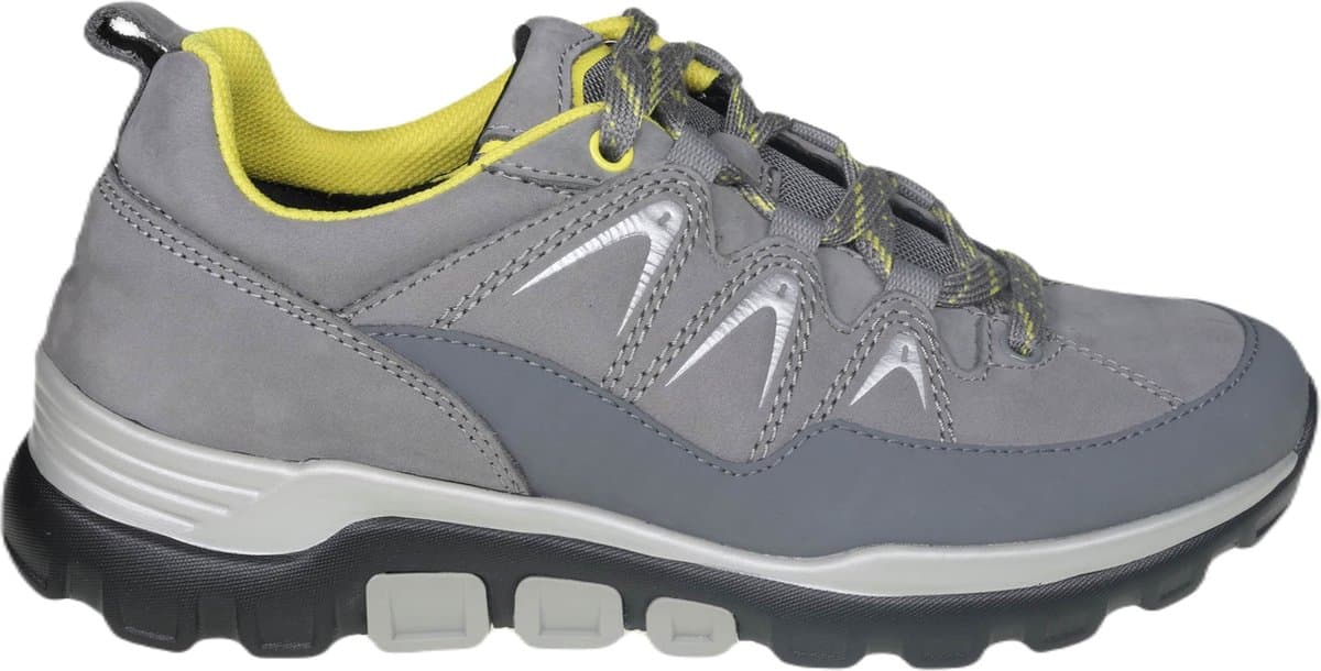 Gabor rollingsoft sensitive 96.925.49 - dames rollende wandelsneaker - Grijs - maat 44 (EU) 9.5 (UK)