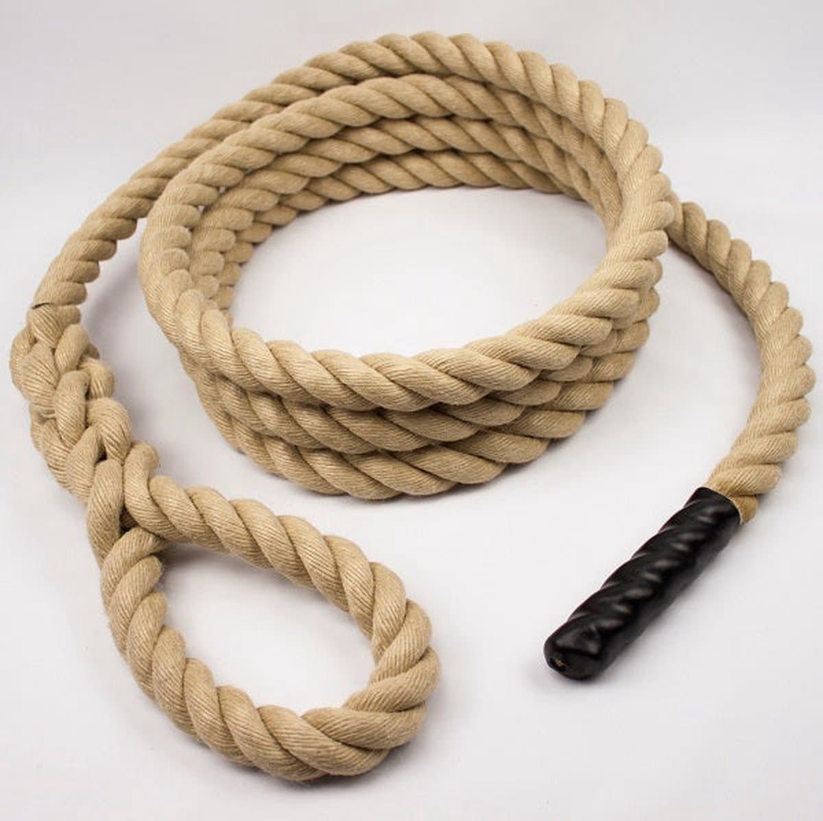 OBSTACLE SHOP - Klimtouw met Lus 10 Meter- Kunsthennep 40mm