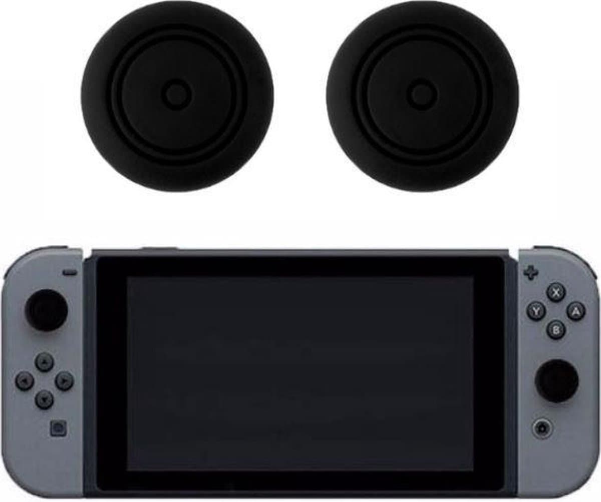 Switch Controller Thumbgrip Thumb Grip Cap Thumbsticks - Zwart 1 paar