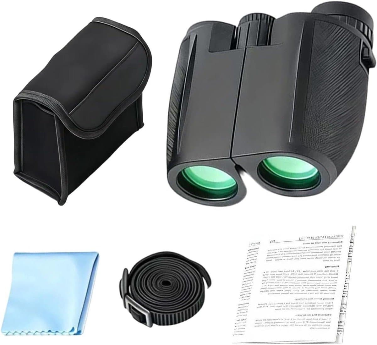Waterdichte Verrekijker - Compact Optiek - Buiten Observatie - 10x Vergroting - 25mm Objectief - Zwart