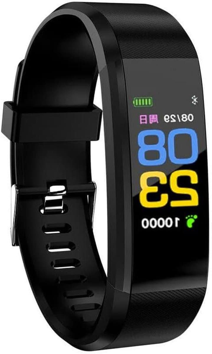 Smart Armband - Fitness Tracker - Activiteiten Monitoren - Hartslag Bloeddruk - 0.96 Inch OLED - Zwart
