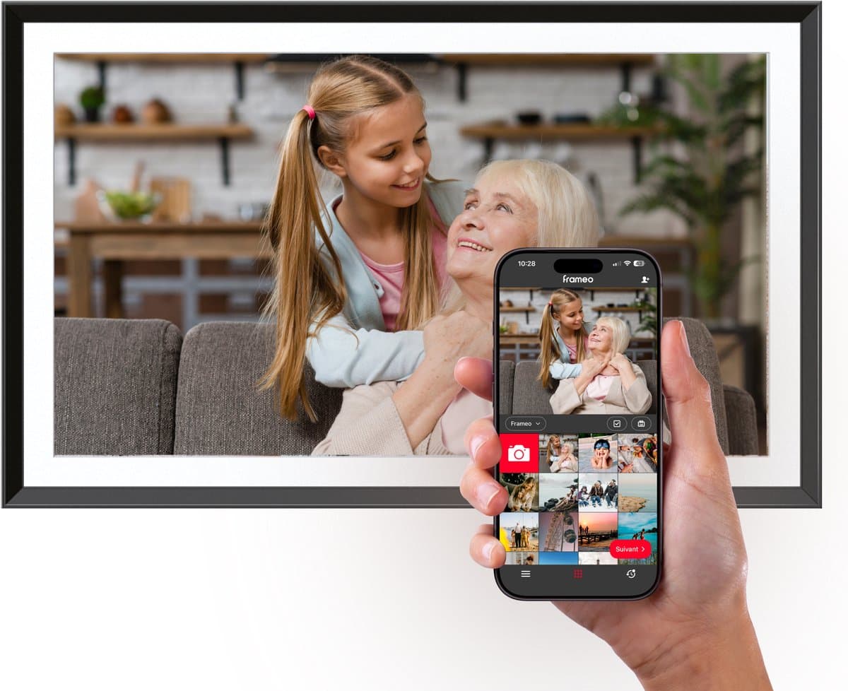 Agfaphoto Frameo Digitale WiFi fotolijst 15,6 inch, zwart