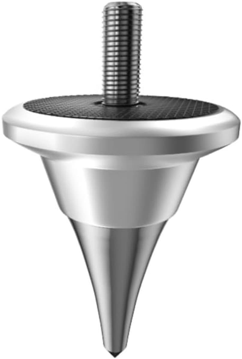 Luidspreker Voetpads - Trillingsdempers Stabilisatoren - HiFi Geluid Optimalisatie - Aluminiumlegering Constructie - 51 x 35 mm - Zilver