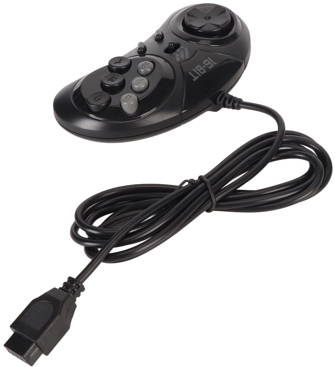 Allecto - USB-gamepad-controller - Ergonomisch ontwerp - Compact formaat - Mini-handheld controller - Voor Game Machine - Zwart