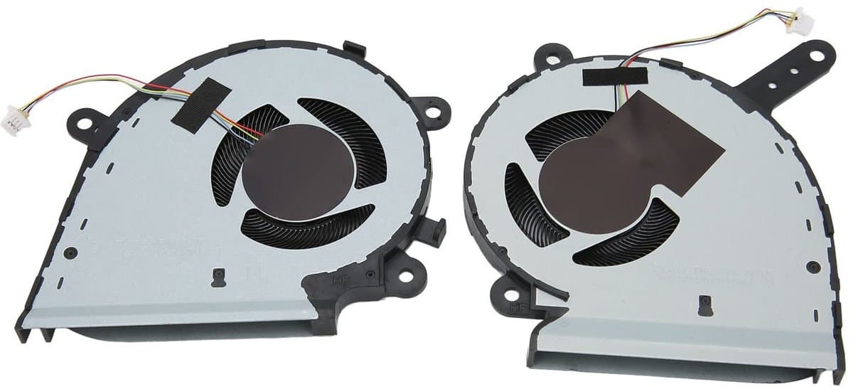 Dailygoody - CPU-koelventilator - Draagbare koelventilator - Krachtige warmteafvoer voor laptop - 4-pins aansluiting - Geschikt voor Strix G531G G...