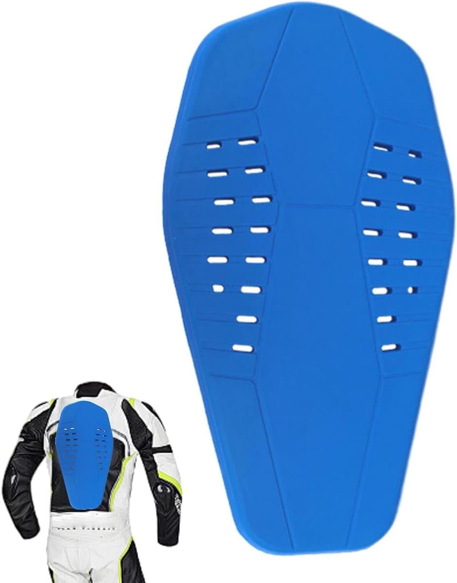 Rugbeschermer - Sportbeschermer - Wintersport - Kunstmatig kraakbeen materiaal - 41 x 22 cm - Zwart