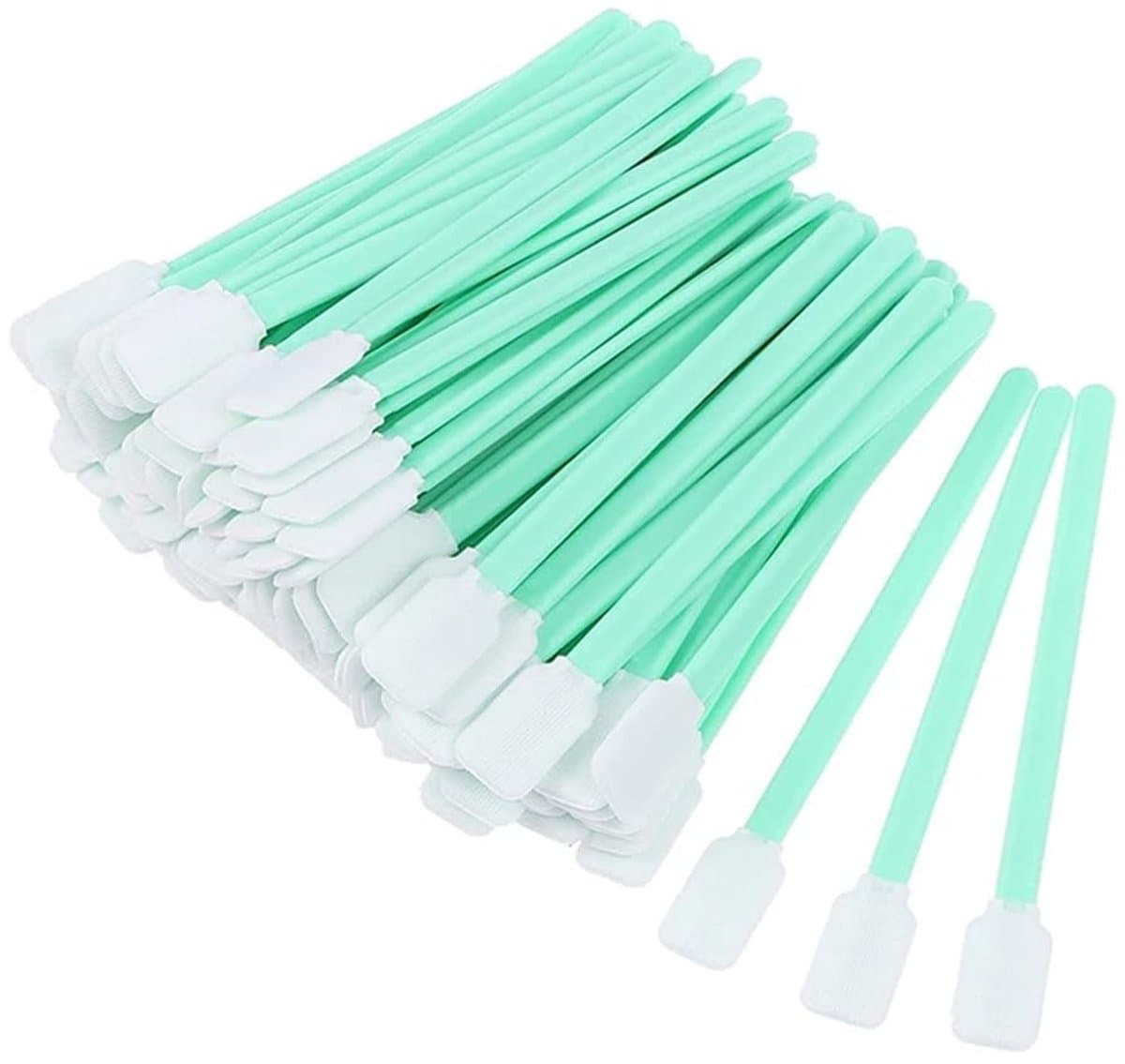 Allecto - Schoonmaak Swabs - Foam Cleaning - Ideaal voor Camera's en Apparatuur - 50 Stuks - Cotton Buds voor Precisie - Geschikt voor Lens en Printe