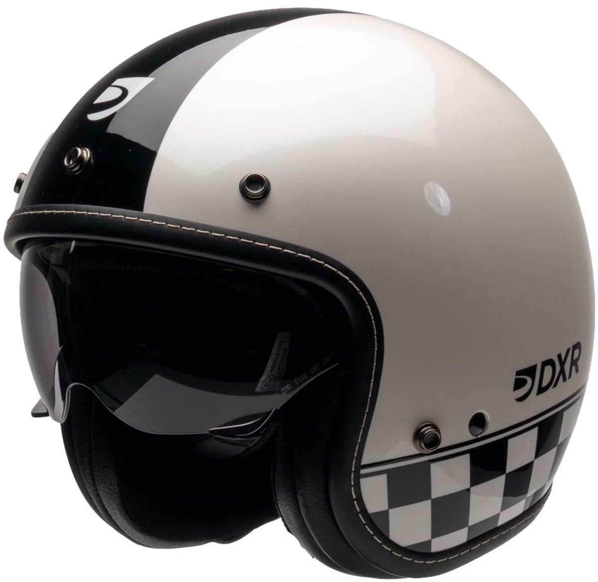 MOTOBLOUZ ELEMENT CUP Scooterhelm - Motorhelm - Jet Helm voor Vespa, Scooter, Motor Brommer & Snorfiets - Wit - M