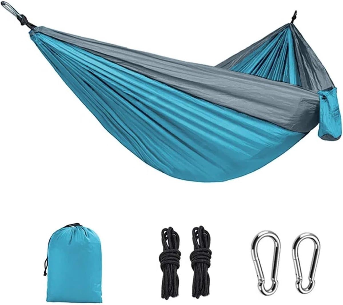 Camping Hangmat - Reishangmat Outdoor - Ontspannen in de natuur - Verdikt en verbreed ontwerp - 270 x 140 cm