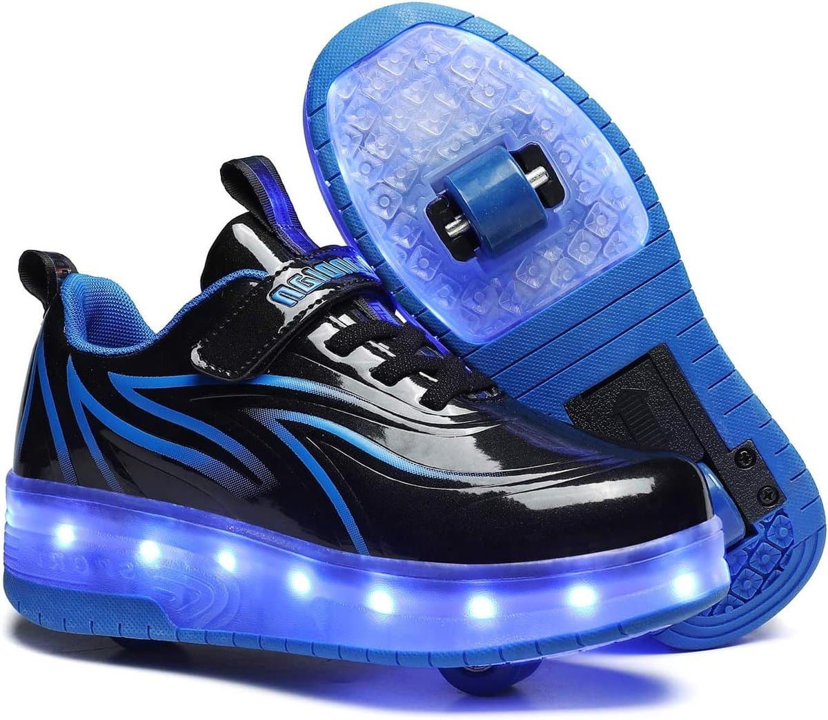 LED Schoenen Kinderen - Skeelers Sneakers - Multisport Activiteiten - Dubbele Wielen - Verstelbaar - Kleurrijk