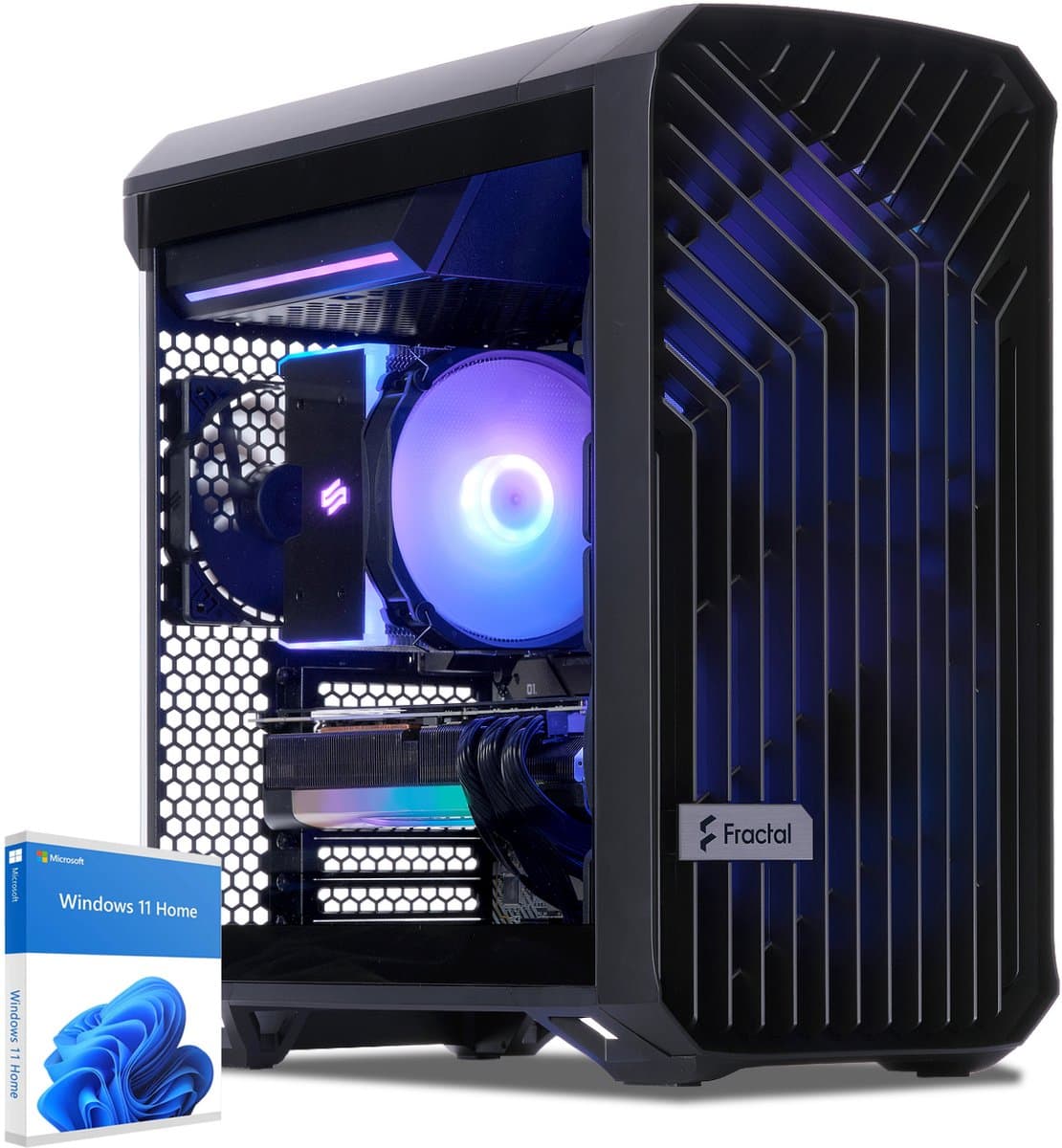 Sedatech Pro Gaming PC Compact ATX • Intel i7-14700KF 20x 3.4GHz • Geforce RTX5070 • 32Gb DDR5 • 2Tb SSD M.2 • WiFi • Bluetooth, USB C • Windows 11 • Desktop computer