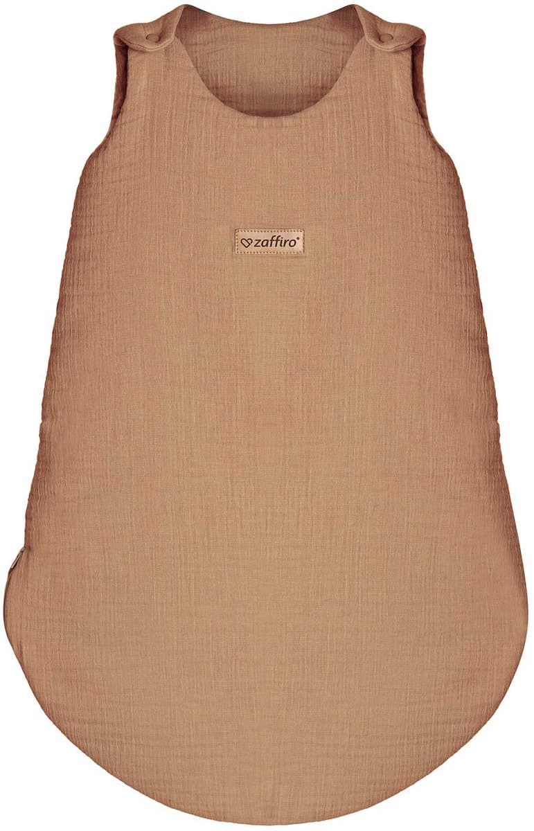 Zaffiro Muslin Babyslaapzak 1.5 TOG 6-12m Toffee