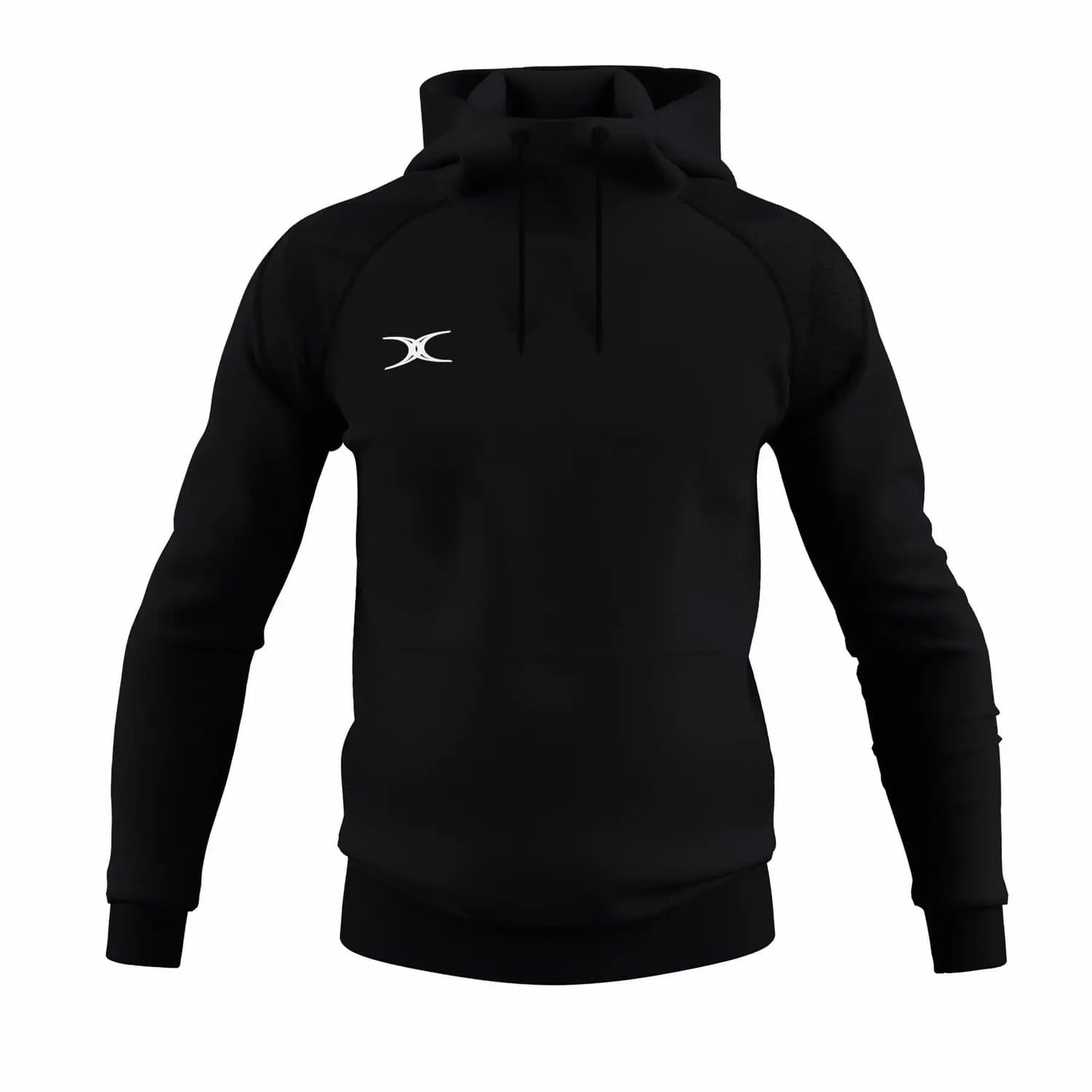 Gilbert hoodie junior zwart - comfortabele sportkleding voor kinderen.