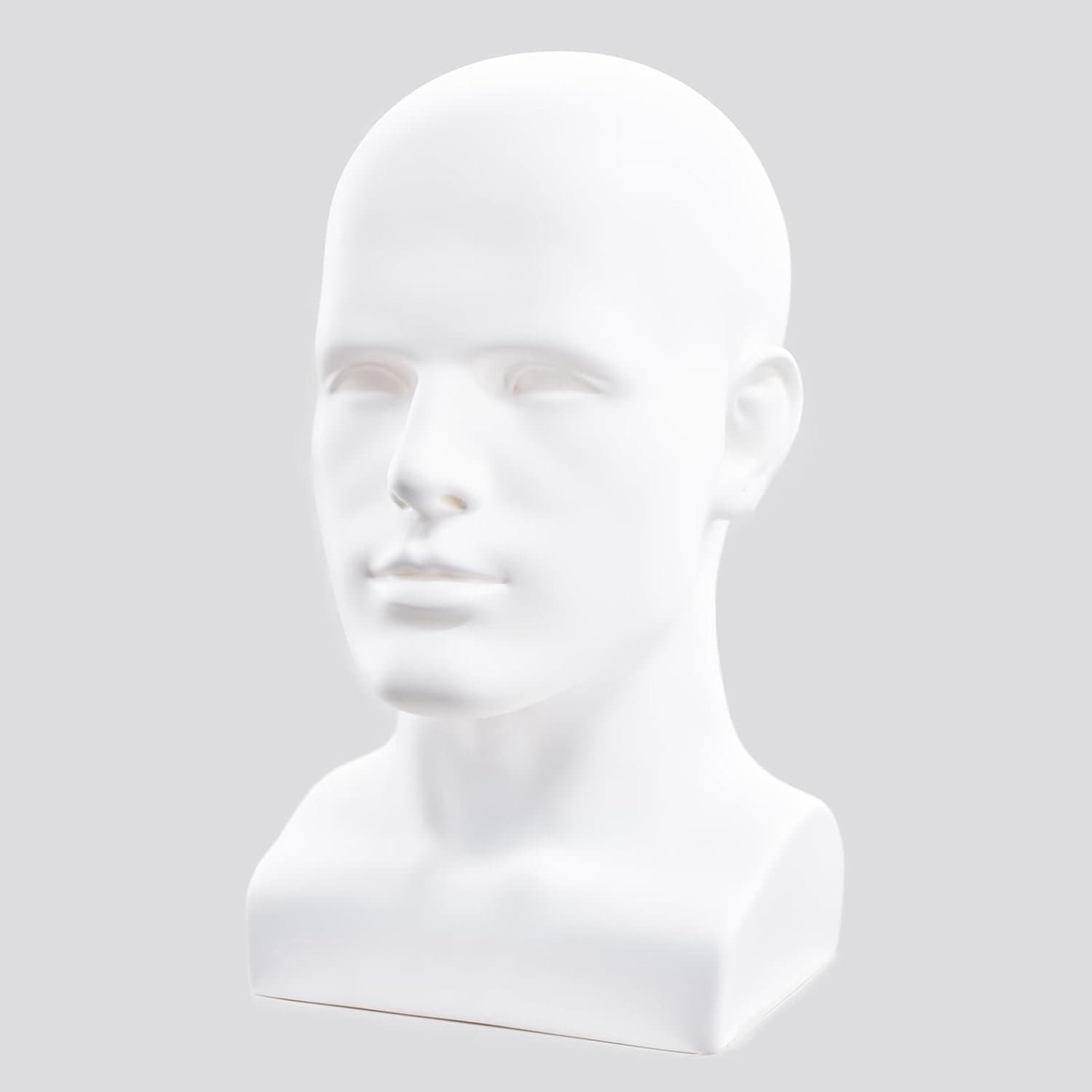 Male Mannequin Head Professional Mannequin Head for Display Wigs Hats Headphone Mask Sunglasses Jewelry and Scarf - ShopVlot