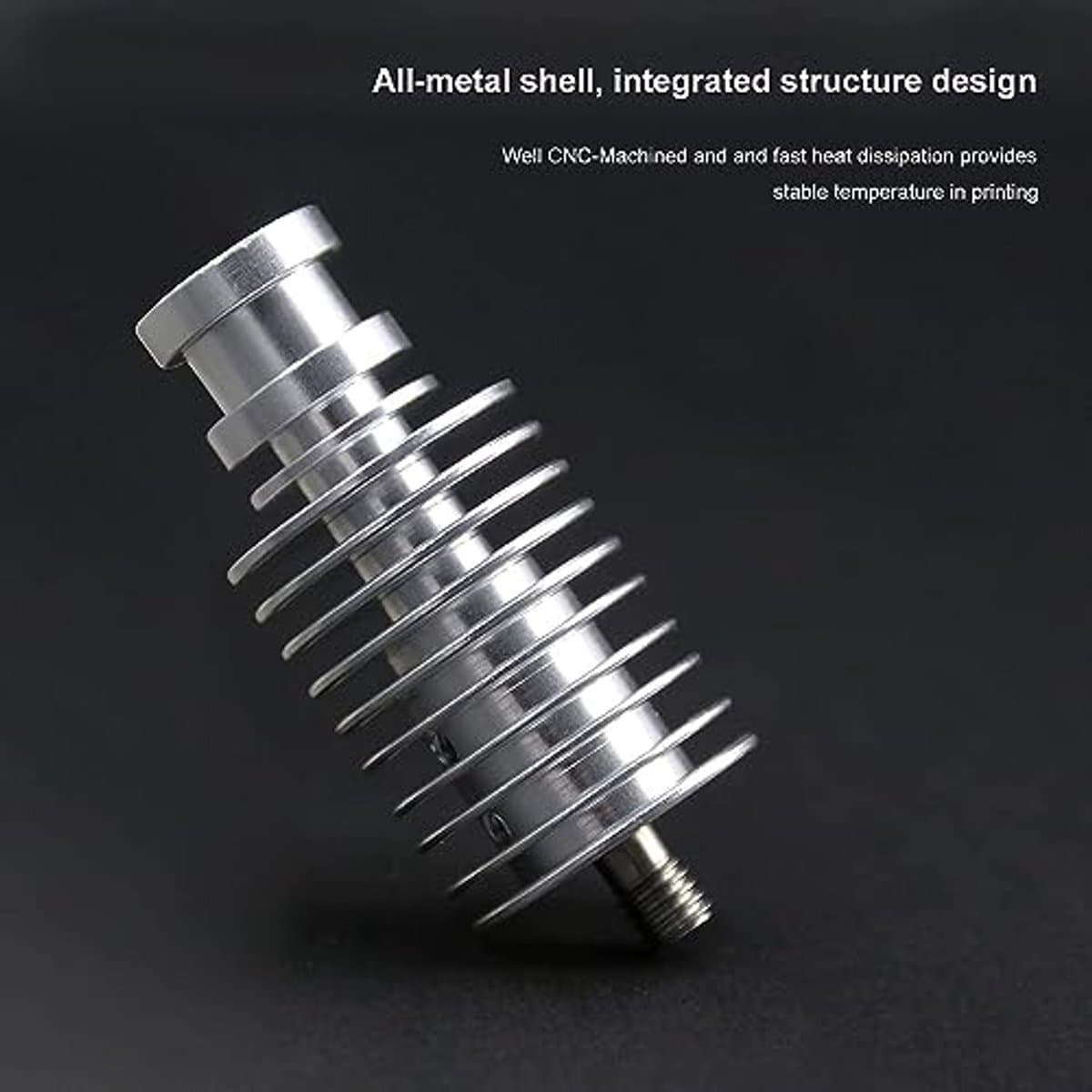 V5 J-Head Anycubic Chiron Hotend 24V with 2pcs V6 Hardened Steel Nozzles 0.4mm for Anycubic Chiron 3D Printer Upgrade
