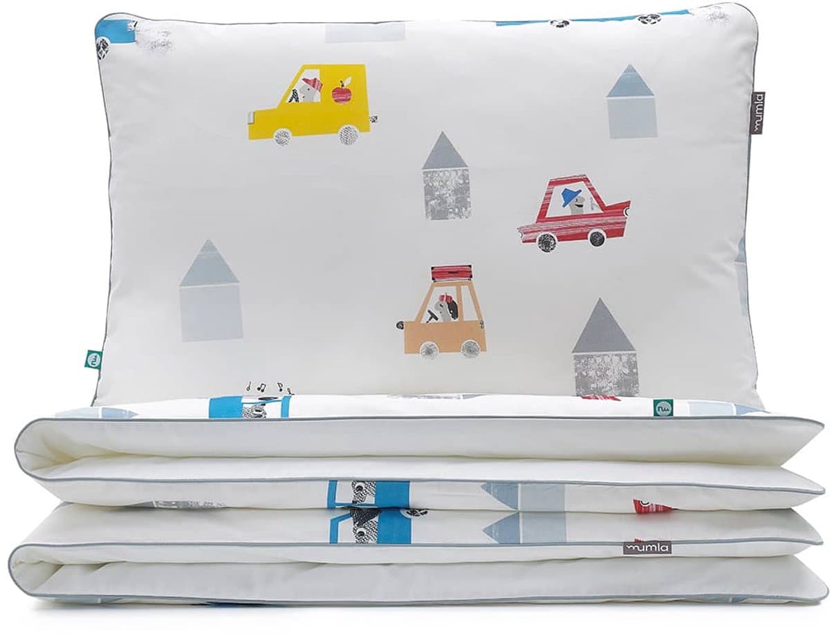 MUMLA Kinderbedden Auto's 140x200 cm - 100% Catoon
