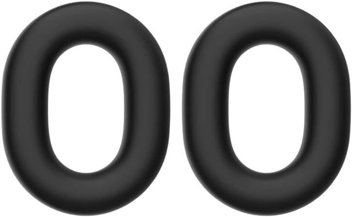 Allecto Plus - Siliconen beschermhoezen voor koptelefoon, zweetbestendig en afwasbaar (zwart, Sony WH-1000XM6)