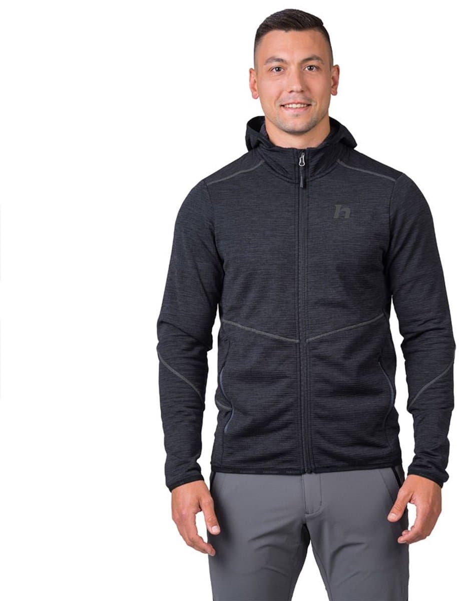 Hannah Damar Hoody Fleece Met Volledige Rits Grijs M Man