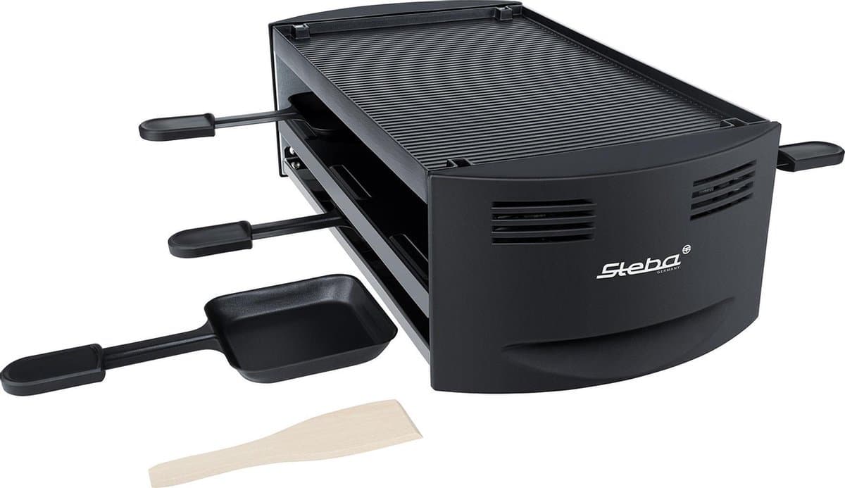 Steba RC6 - Gourmetset met speciale pizza functie - 6 personen - 1500 Watt - 2 m snoer
