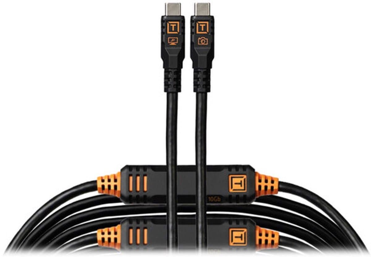 Tether Tools Leverlock and Cable Kit 10G USB-C to USB-C 9.2m Straight To Straight Black
