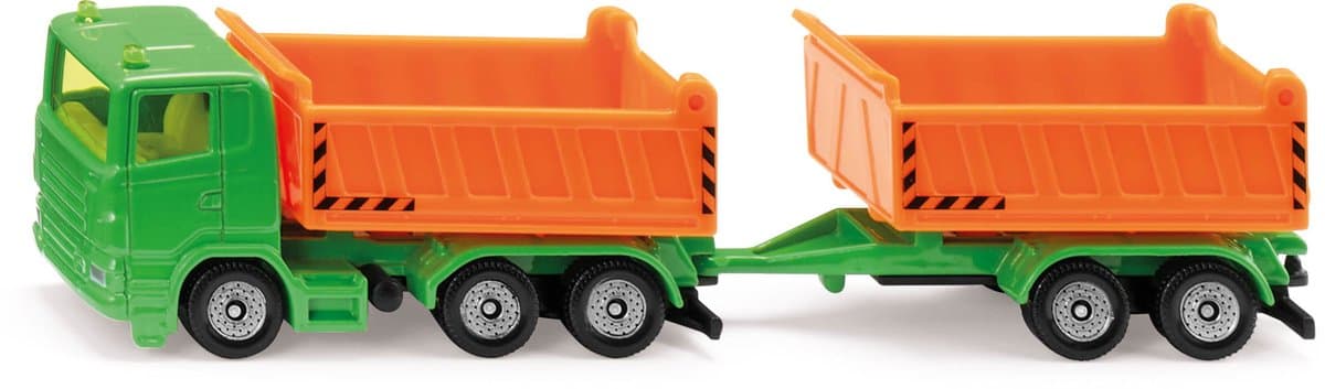 Siku Speelgoedtruck met kiepaanhanger en aanhanger - Multicolor, 7,80 x 19,70 x 3,00 cm