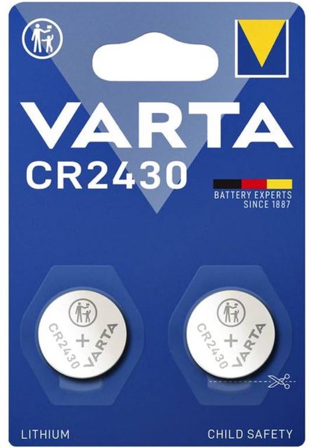 Varta CR2430 - Lithium Knoopcel Batterijen - 2 stuks