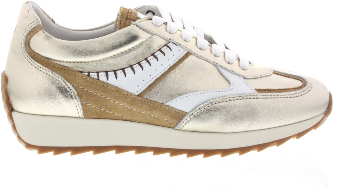 Dames Sneakers Piedi Nudi Harlem 01.05 Gold White Goud - Maat 40