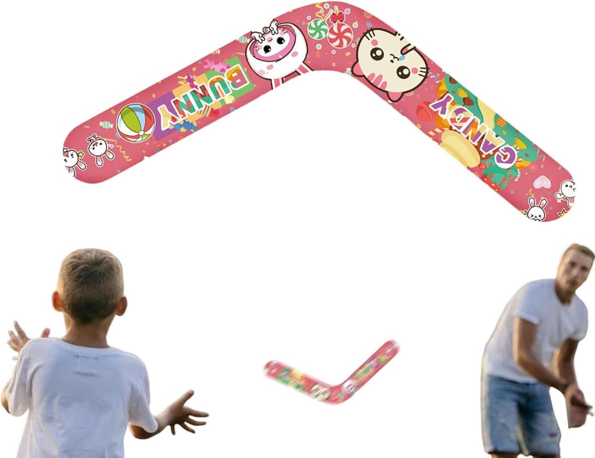 Kinderschijf - Vliegend speelgoed - Buiten spel - Zacht Eva schuim - 43 x 19 cm - Leuk konijntje