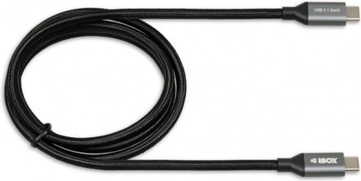IKUMTC31G2 - 1 m - USB C - USB C - USB 3.2 Gen 2 (3.1 Gen 2) - Black