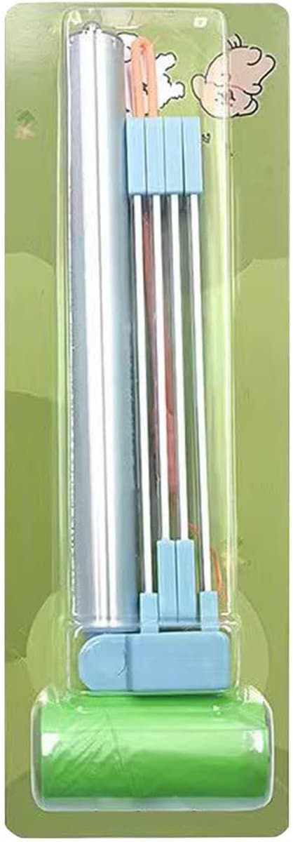 Hondenpoepschep - Poepplukker Opruimgereedschap - Dierenafval Opruimen - Ergonomisch Zonder Buigen - Telescopisch Handvat - Aluminium