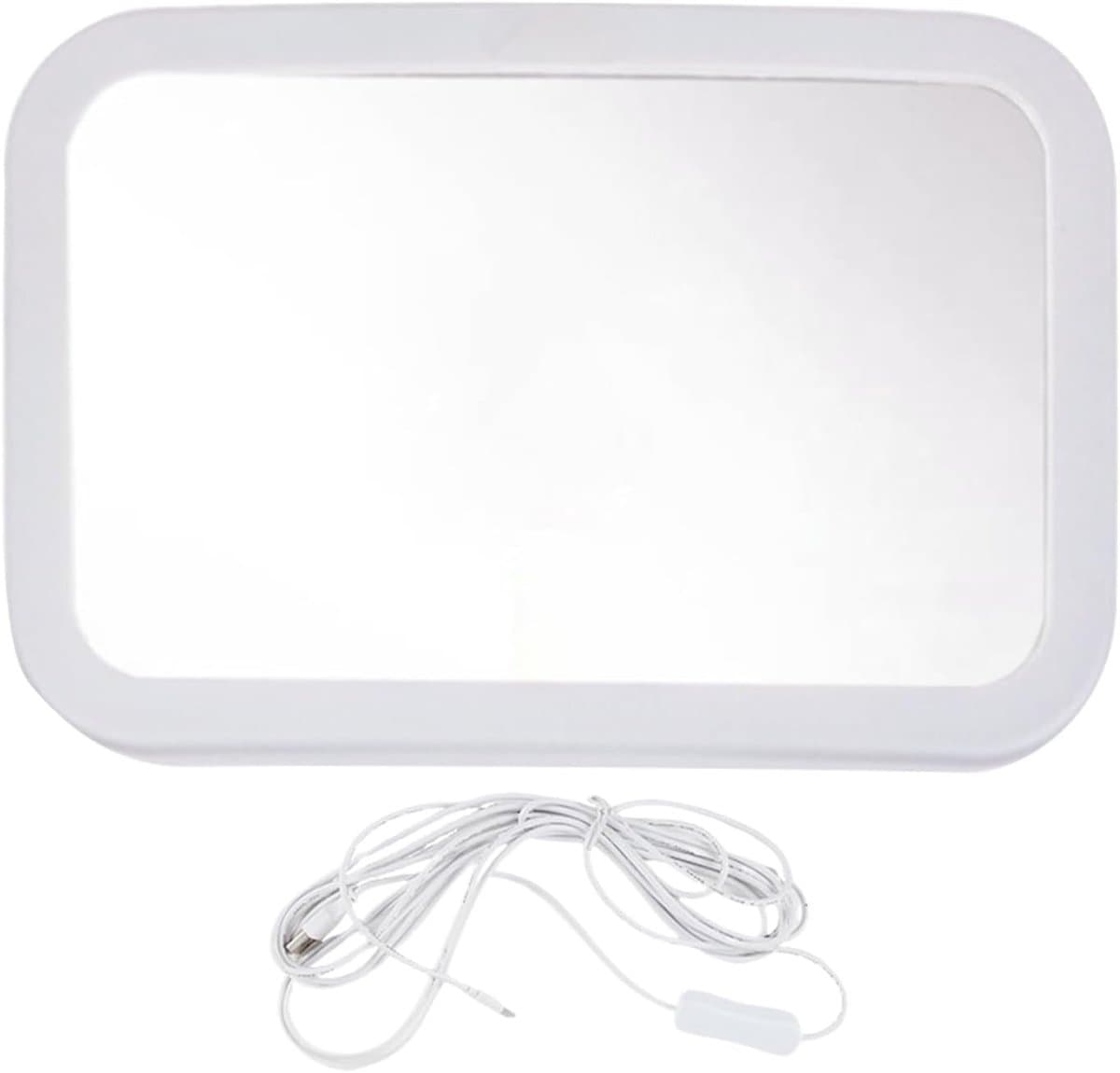Baby Spiegel Auto - Kinder Monitor - Veilig Reizen - Verstelbaar Breedbeeld - 25 cm - Zwart