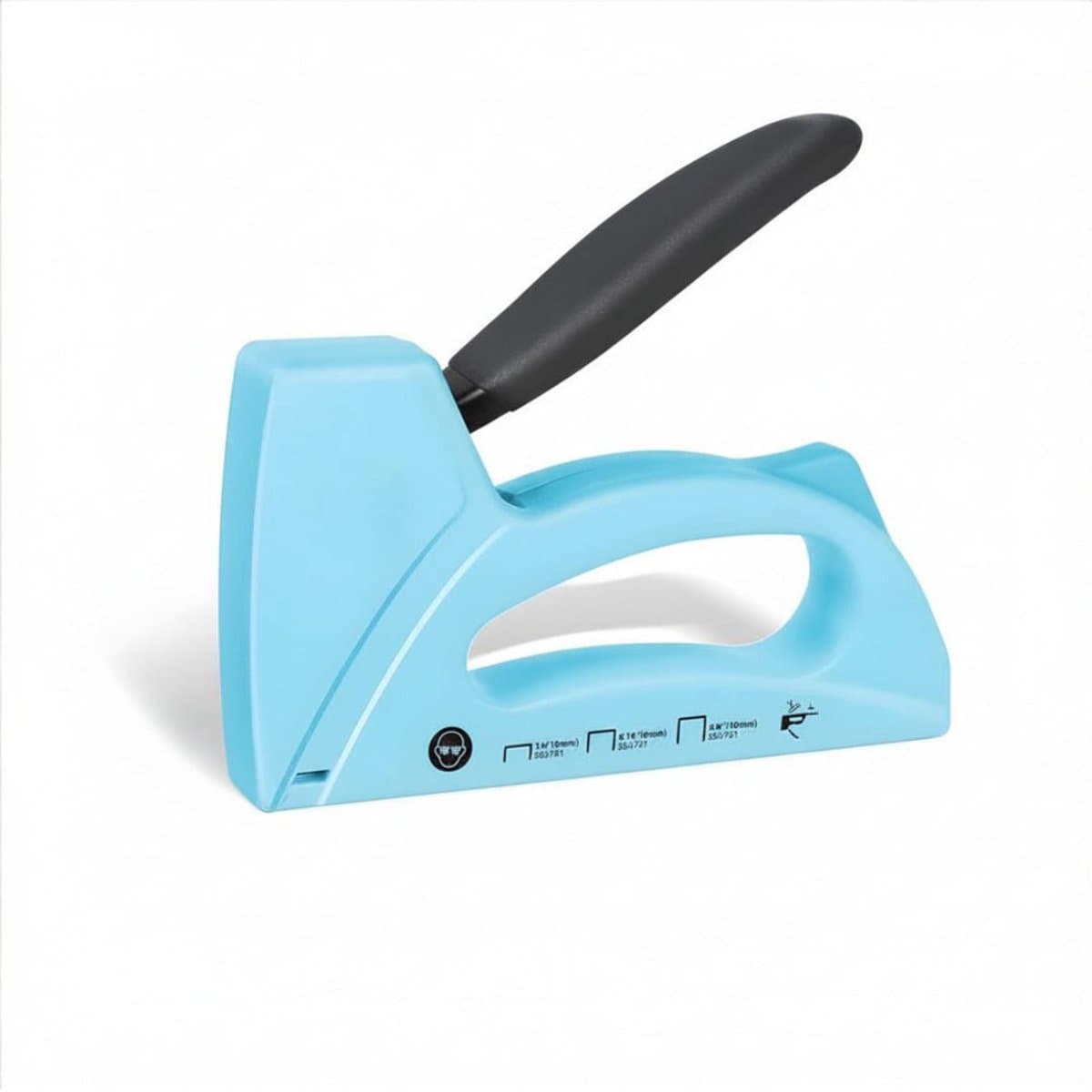 KIRA® Nietpistool - Handtacker -Spijkerpistool - Tacker - Lichtblauw - 11cm x 3cm x 1cm