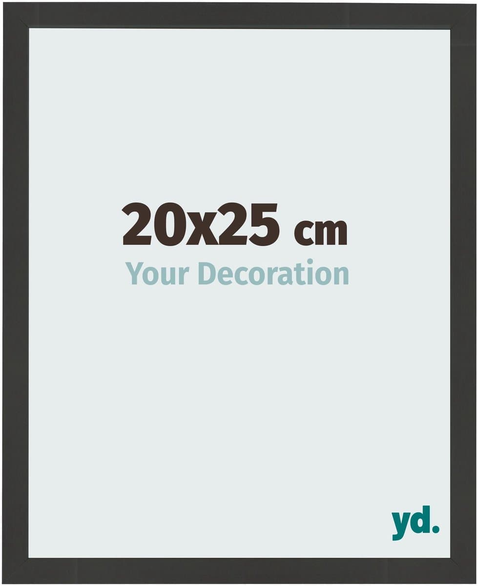 Your Decoration - Fotolijst 20x25 cm - MDF - Zwart Houtnerf - Bologna