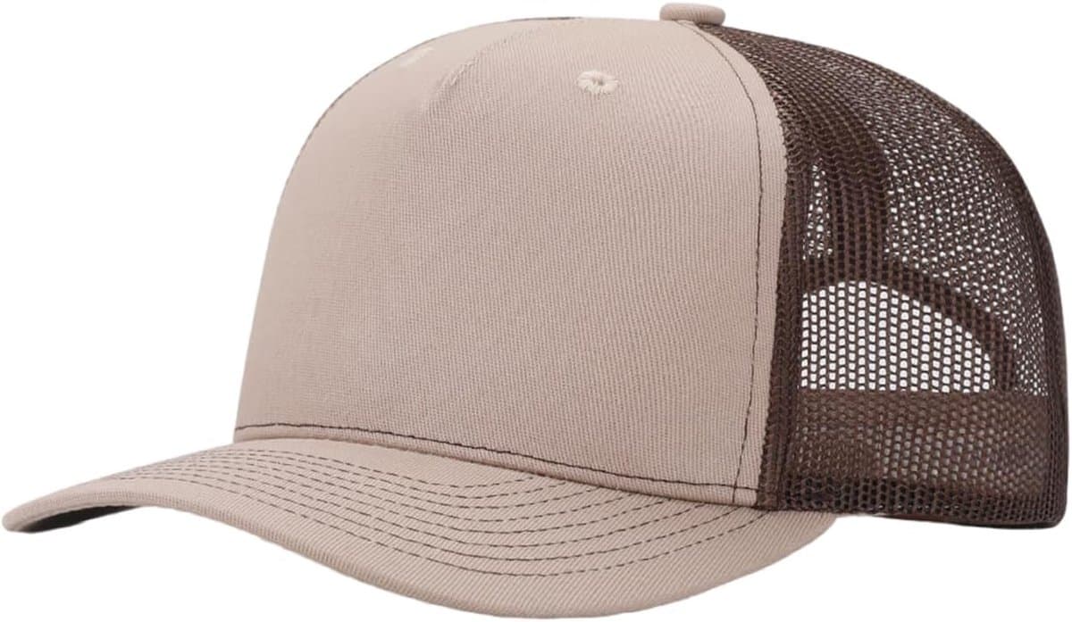 Trucker Cap - Zonnehoed Baseballpet - Buitenactiviteiten - Mesh Rug - 56-59cm - Effengekleurd