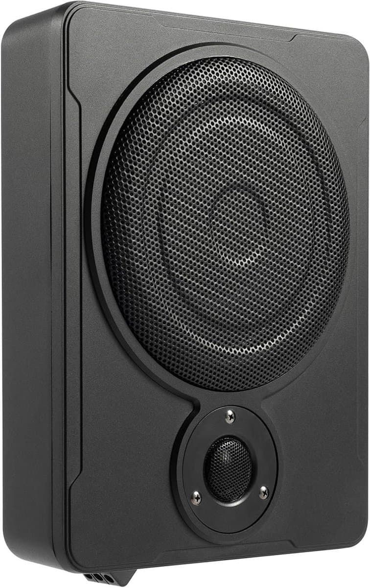 Auto Subwoofer - Bass Speaker - Muziek Luisteren - Ruimtebesparend Ontwerp - 7.5 cm Hoog - Zwart