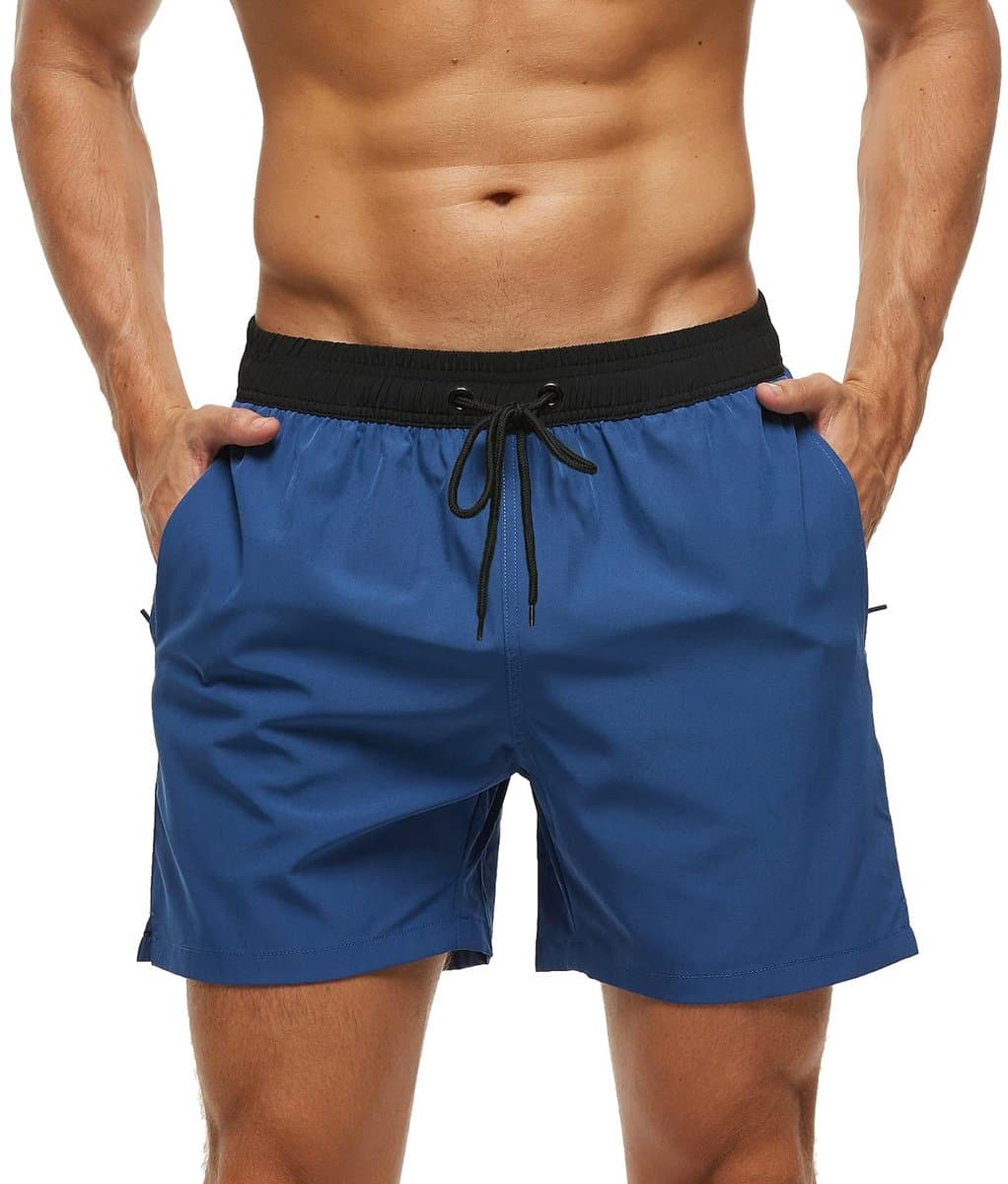 Dailygoods- Zwemshort Heren - Meshvoering - Verstelbare Trekkoord - Ritszak - Duurzaam - XL - Zwembroek