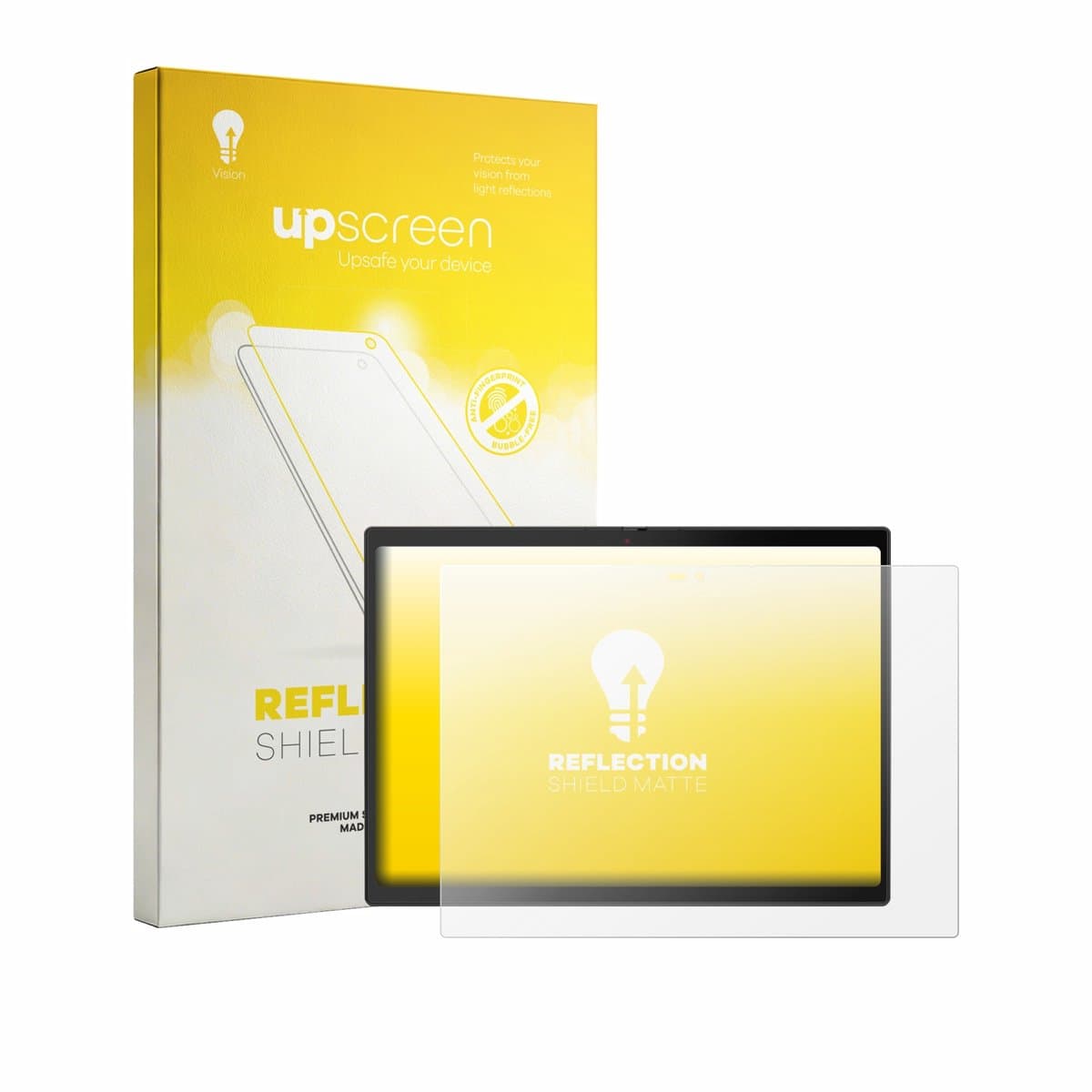 upscreen - Screenprotector voor Lenovo ThinkPad X13 Gen 1 Detachable - Folie Beschermfolie anti glare matte