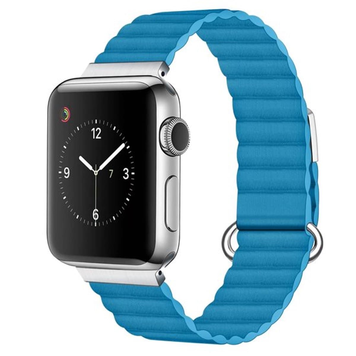 Echte leer armband compatibel met Apple Watch
