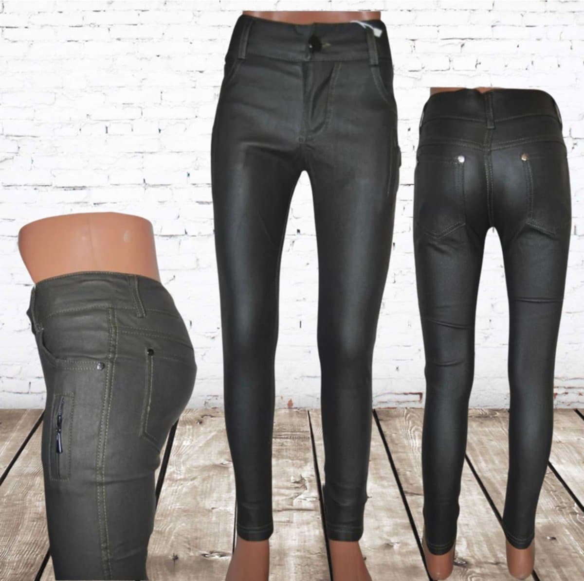 wax broek mosgr -Papillon-110/116-Broek