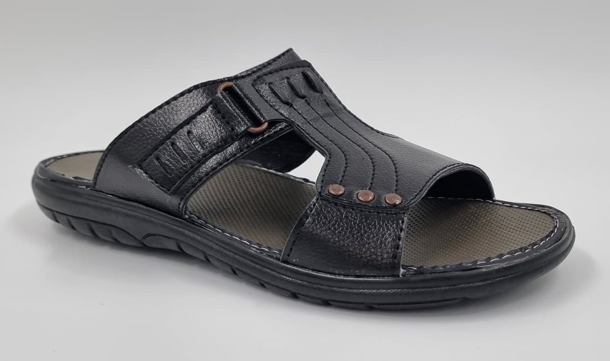 Walking - Slippers Heren - Licht Gewicht Heren Slippers - Slippers met een Zacht Voetbed - Zwart – Maat 39