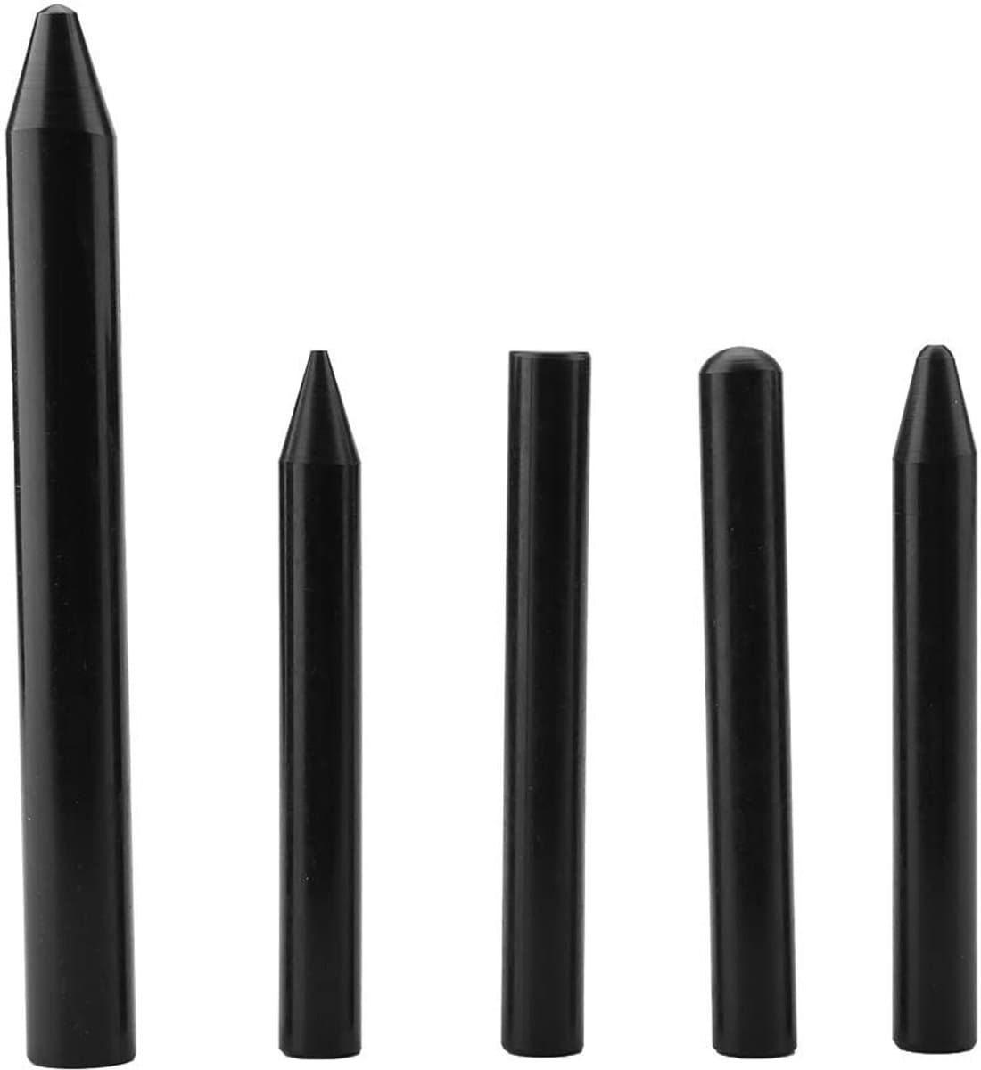 Dailygoods- Tandverwijdertool 5 Stuks - Zwart Nylon - Dents Reparatie Pen - Lichtgewicht - Professionele Kwaliteit - Schadevrij voor Autolakken - Deukhersteltool