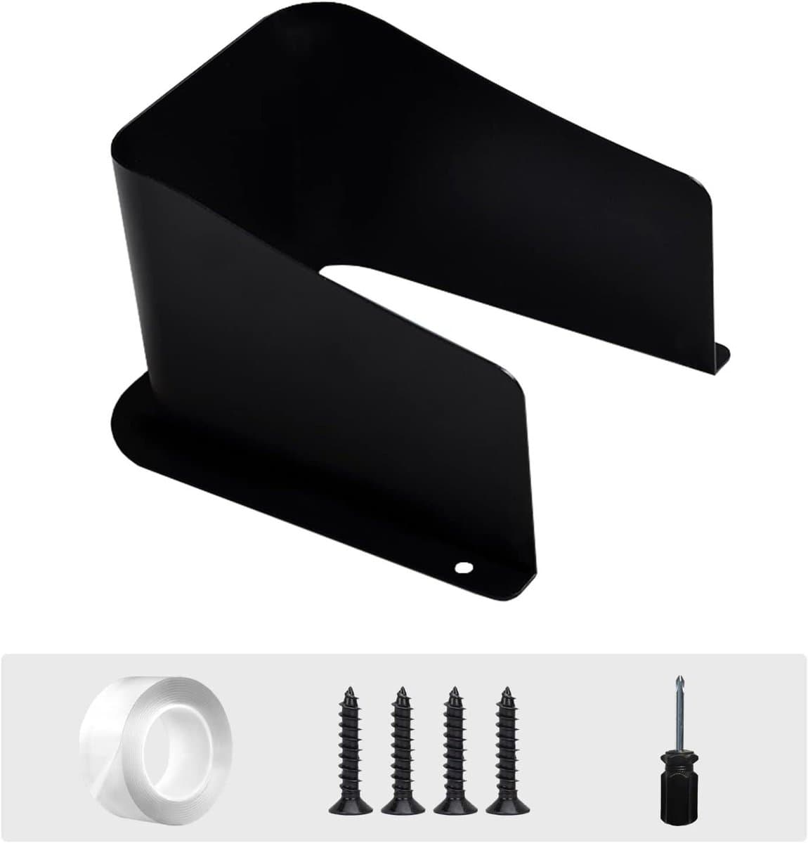 Deurbel Regenhoes - Buitenbel Beschermhoes - Weerbescherming - Waterdicht Metaal - 17.4 x 14.5 cm - Grijs