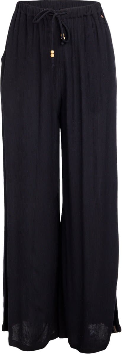 Brunotti - Pantella - Broek Zwart - Dames - 100% Viscose - High Waist Fit - Loose Fit - XXL